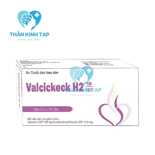 Valcickeck h2 - Thuốc điều trị tăng huyết áp nguyên phát